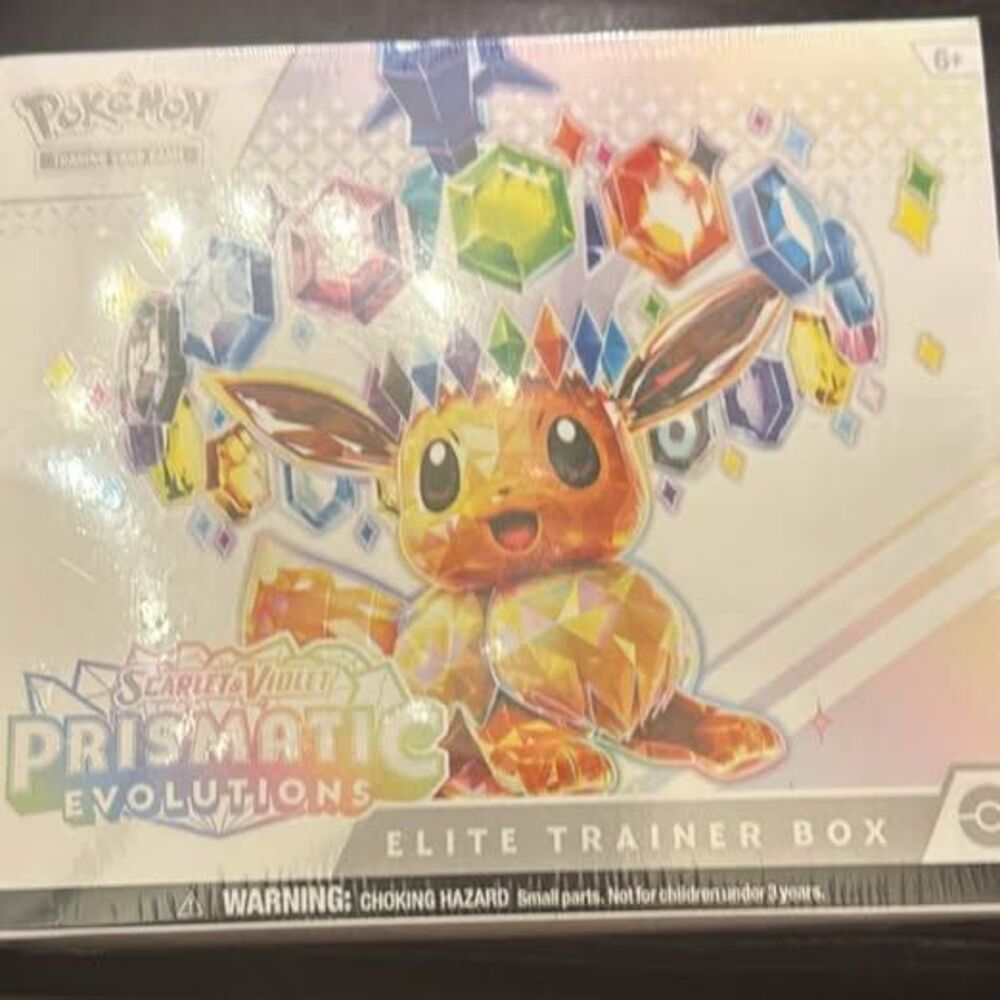 Pokémon Prismatic Evolutions Elite Trainer Box — Factory Sealed